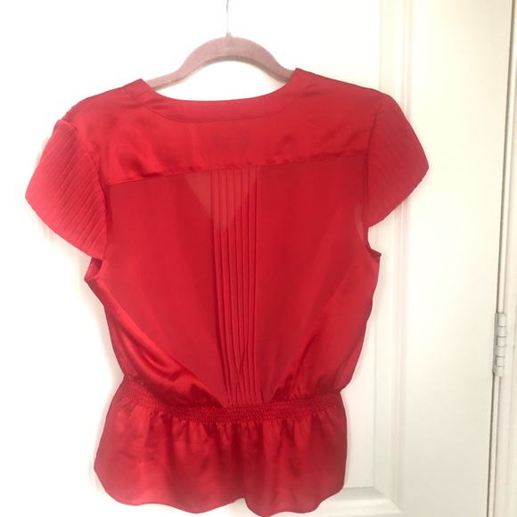 Bebe Silk Holiday Top - Picture 2 of 2